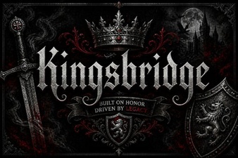 Kingsbridge Font – Bold Blackletter Typeface for Vintage & Gothic Designs