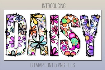 Daisy Font: a Fresh and Playful Design for Creative Projects