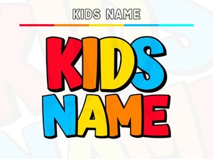 Adorable Kids Name Fonts for Creative Personalized Designs