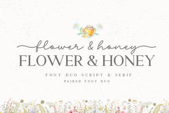 Flower & Honey Font - Elegant Script Font Free Download